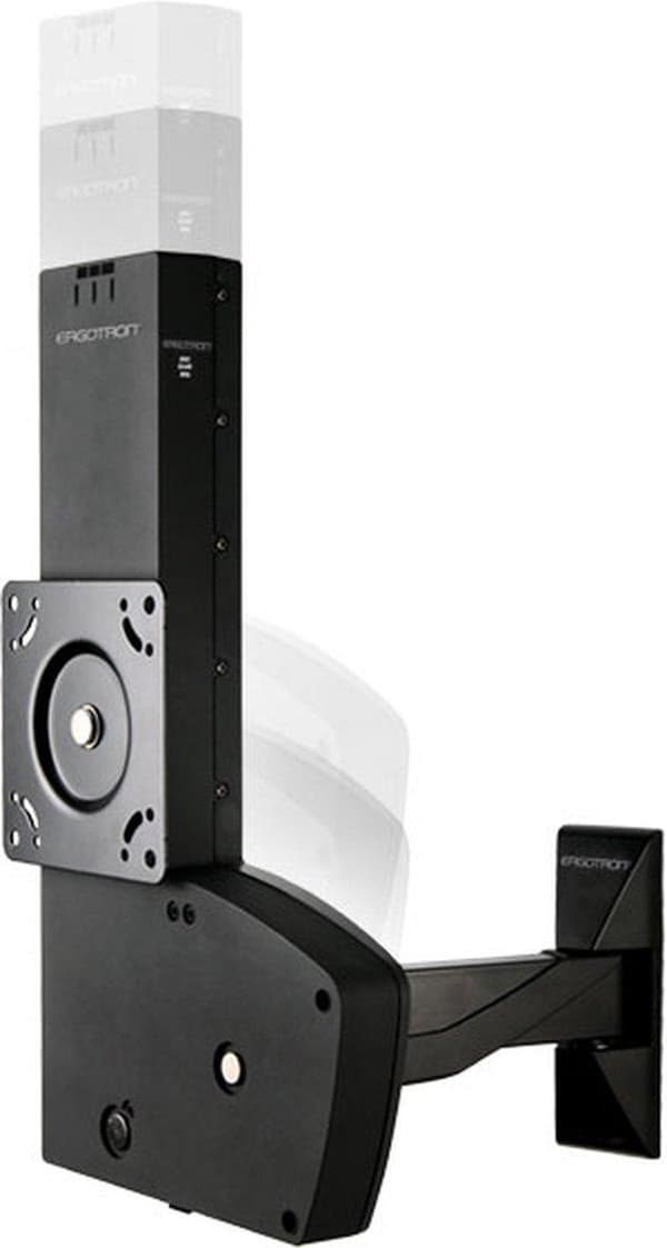 Ergotron 61-113-085 fladskærms vægbeslag 106,7 cm (42'') Sort Sort
