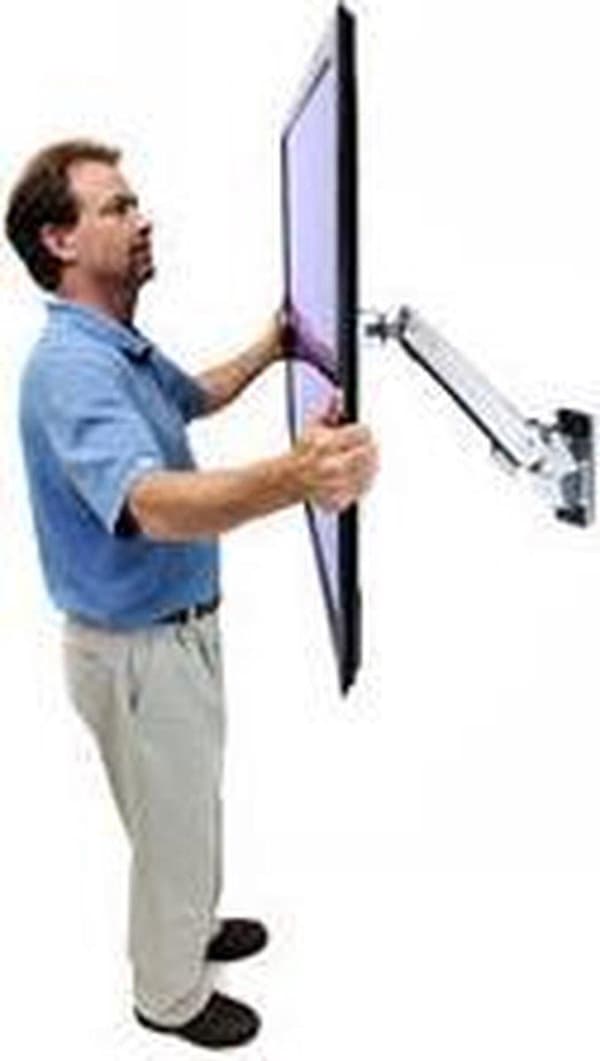 Ergotron Interactive Arm, HD, 18,2 kg, 76,2 cm (30"), 139,7 cm (55"), 200 x 100 mm, 200 x 100 mm, alumiini