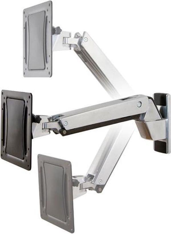 Ergotron Interactive Arm, HD, 18,2 kg, 76,2 cm (30"), 139,7 cm (55"), 200 x 100 mm, 200 x 100 mm, alumiini Alumiini