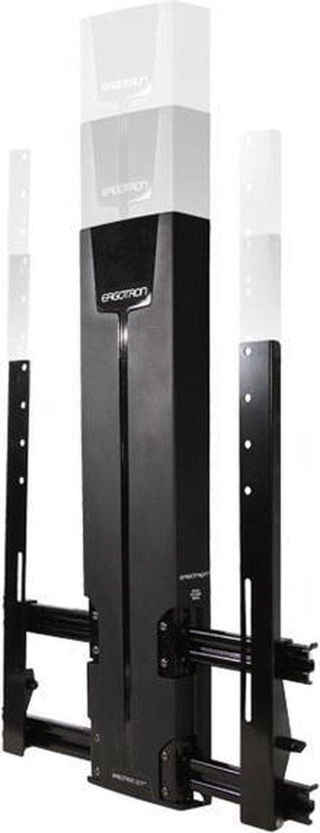 Ergotron Glide väggfäste, HD, 18 kg, 76,2 cm (30"), 152,4 cm (60"), 400 x 400 mm, höjdjusterbar, svart Svart