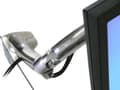 Miniatyrbillede 3 af 7: Ergotron Mx - Monteringssæt (Hængselarm Skrivebordsklemmemontering Grommet Mount) Til LCD-skærm - Poleret aluminium - Skærmstørrelse: Maksimalt 30 [76