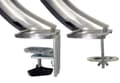 Miniatyrbillede 4 af 7: Ergotron Mx - Monteringssæt (Hængselarm Skrivebordsklemmemontering Grommet Mount) Til LCD-skærm - Poleret aluminium - Skærmstørrelse: Maksimalt 30 [76