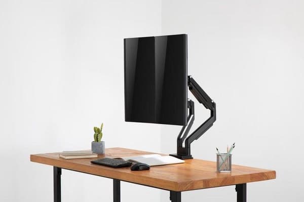 DIGITUS Universal Dual Monitorhalter med Gasdruckfeder