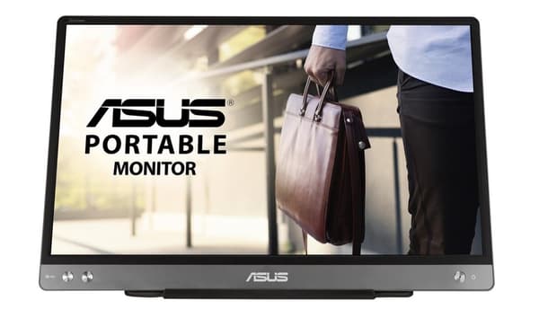 ASUS ZenScreen MB14AC - Full HD USB-C IPS bærbar skærm - 14 tommer Grå