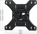 Miniatyrbillede 2 af 8: TV-beslag - 24/65 tommer - Op til 50 kg - roterbar og vipbar - WM4441