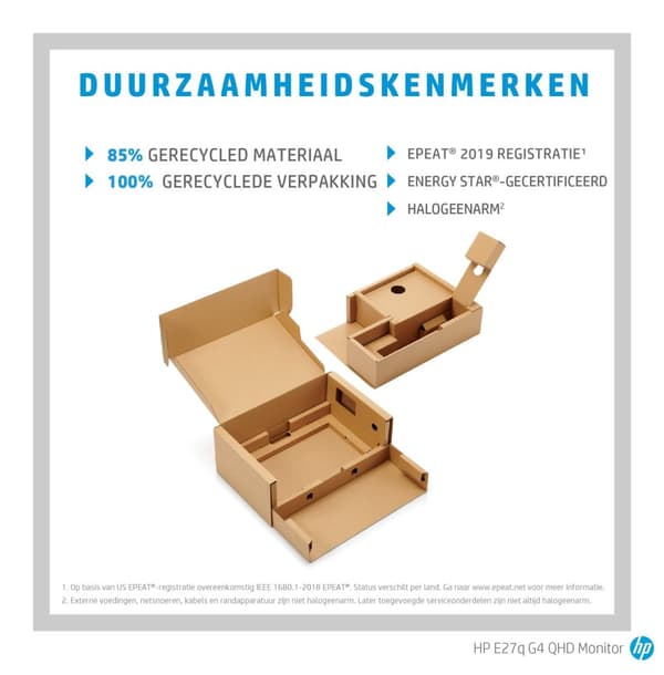 HP Elitedisplay E27Q G4 - QHD IPS-skærm - 27 tommer