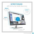 Miniatyrbillede 1 af 4: HP Elitedisplay E27Q G4 - QHD IPS-skærm - 27 tommer