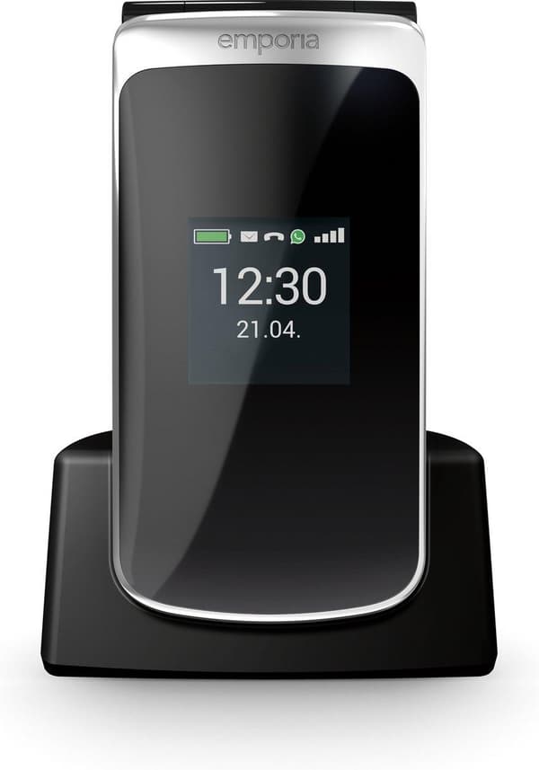 Emporia Touchsmart 2 - Senior-matkapuhelin - SOS-painike - Kuulolaitteiden yhteensopiva