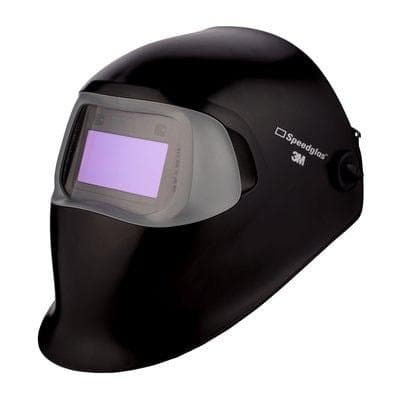 3M 751120 Speedglas 100 Hitsaussuojus musta hitsaussuodattimella 100V - ADF väri 8-12