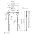 Miniatyrbillede 6 af 9: Vogel's Professional Vogel's PFW 6815 Fixed Portrait Position TV Mount Black