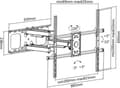 Miniatyrbillede 2 af 2: ITB RO17.99.1207, 200 x 200 mm, 800 x 600 mm, -15 - 5°, -60 - 60°, strygesål, sort