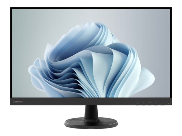 Lenovo D27-40 - LED-skärm - 27" - 1920 x 1080 Full HD (1080p) - VA - 250 cd/m² - 3000:1 - 4 ms - HDMI, VGA - korpsvart