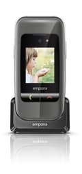 Miniatyrbillede 6 af 8: emporiaONE - Feature Phone - microSD slot - LCD-skærm - 240 x 320 pixels - bagkamera 2 MP - sølv, mellemgrå