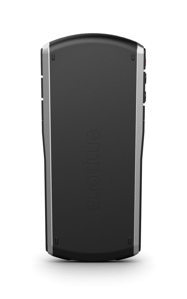 Emporia SiMPLiCiTY 5.08 cm (2") 90 g Black - Silver Senior Phone (V27_001)