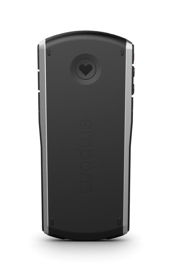 Emporia SiMPLiCiTY 5.08 cm (2") 90 g Black - Silver Senior Phone (V27_001)