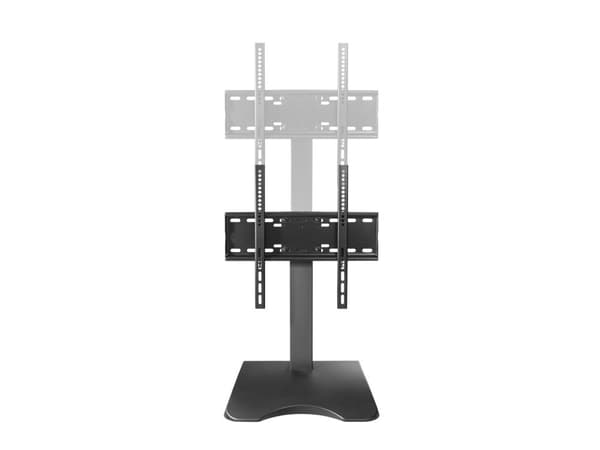 varustelu - jalusta - moottoroitu - LCD-televisiolle - muovia, ruostumatonta terästä, alumiinia - musta - näytön koko: 81,3-165,1 cm (32"-65") - työpö