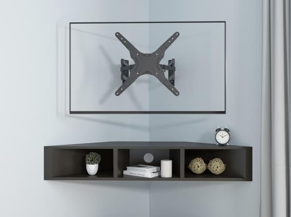Equip 650328 - 139.7 cm (55") - 200 x 100 mm - 400 x 400 mm - -15 - 2° - Plastic - Stainless steel - Black (650328)