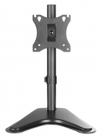MANHATTAN Stand with monitor mount for one display For one LED/LCD monitor from 43.20 cm (17") to 68.60 cm (27") and up to 7 kg, +/-10° tilting, +/-45