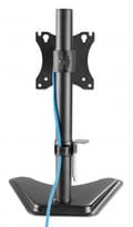 Miniatyrbild 6 av 6: MANHATTAN Stand with monitor mount for one display For one LED/LCD monitor from 43.20 cm (17") to 68.60 cm (27") and up to 7 kg, +/-10° tilting, +/-45