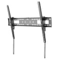 Miniatyrbillede 4 af 9: StarTech.com fladskærms-tv-vægbeslag, vippes - 152,40 cm (60") til 254,00 cm (100") TV - Stål - Vægbeslag til tv - Plast, Stål - Sort - Skærmstørrelse