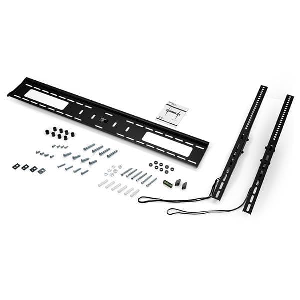 StarTech.com fladskærms-tv-vægbeslag, vippes - 152,40 cm (60") til 254,00 cm (100") TV - Stål - Vægbeslag til tv - Plast, Stål - Sort - Skærmstørrelse