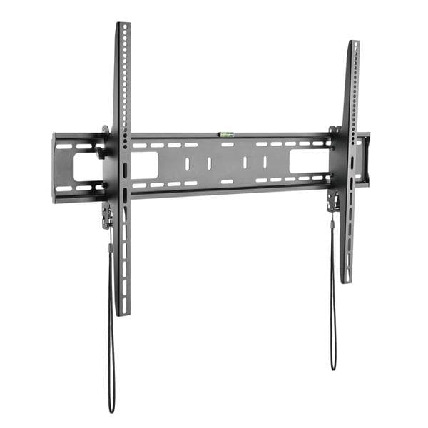 StarTech.com fladskærms-tv-vægbeslag, vippes - 152,40 cm (60") til 254,00 cm (100") TV - Stål - Vægbeslag til tv - Plast, Stål - Sort - Skærmstørrelse
