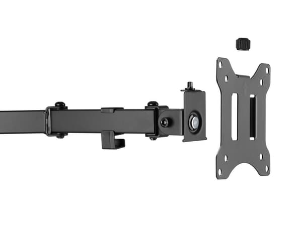 Equip Pro Economy - Stand til 2 LCD-skærme - Stål - Sort - Skærmstørrelse: 43,2-81,3 cm (17"-32") - Skrivebord (650123)