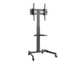 Miniatyrbillede 1 af 8: Equip Pro artikulerende dobbeltskærms bordmonteringsbeslag - Universal - Trolley til LCD TV - Plast, Stål - Sort - Skærmstørrelse: 81,3-139,7 cm (32"-