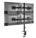 Pikkukuva 3 / 8: Varustettu 17"–32" nelinivelnäytön/LCD-pöytäteline - pidike - 36 kg - 43,2 cm (17") - 81,3 cm (32") - 100 x 100 mm - Musta (650159)