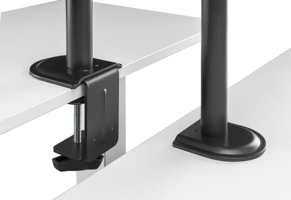 Varustettu 17"–32" nelinivelnäytön/LCD-pöytäteline - pidike - 36 kg - 43,2 cm (17") - 81,3 cm (32") - 100 x 100 mm - Musta (650159)