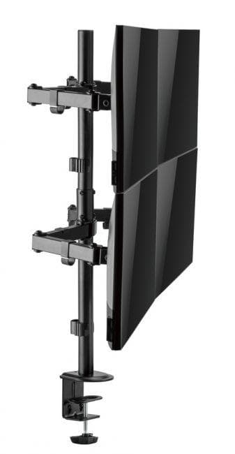 Varustettu 17"–32" nelinivelnäytön/LCD-pöytäteline - pidike - 36 kg - 43,2 cm (17") - 81,3 cm (32") - 100 x 100 mm - Musta (650159)