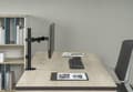 Miniatyrbild 7 av 8: Equip 43.20cm (17")-32" Movable Monitor/LCD Desk Mount - Clamp - 9 kg - 43.2 cm (17") - 81.3 cm (32") - 100 x 100 mm - Black (650156)