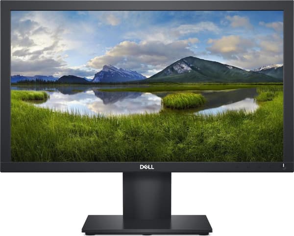 Dell E2020H - LED-skærm - 49,53 cm (19,5") - 1600 x 900 @ 60 Hz - TN - 250 cd/m² - 1000:1 - 5 ms - VGA, DisplayPort - med 3 års avanceret udvekslingss Sort