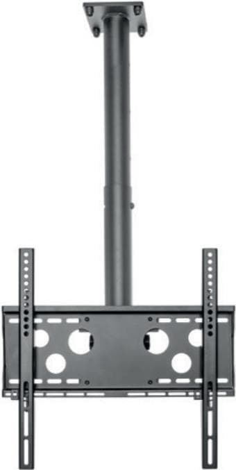 HAGOR HA DH S -sarja - kiinnityssarja (kattoasennus) - LCD-näytölle - lukittava - musta - näytön koko: 81-127 cm (32"-50") - kiinnitysliitäntä: jopa 4 musta