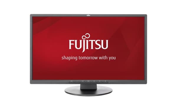Fujitsu E22-8 TS Pro - LED monitor - 54.6 cm (21.5") - 1920 x 1080 Full HD (1080p) - IPS - 250 cd/m² - 1000:1 - 5 ms - DVI-D, VGA, DisplayPort - speak Svart
