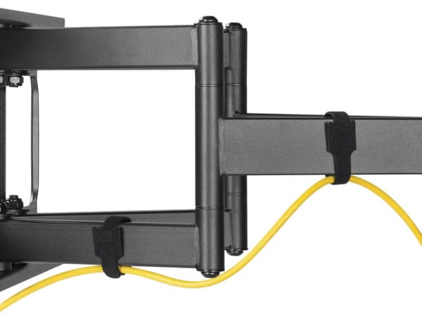 Udstyr tilt/drejeligt tv-vægbeslag - 37 til 203,20 cm (80") - 2,03 m (80") - 200 x 200 mm - 600 x 400 mm - -15 - 5° - Plast - Rustfrit stål - Sort ( 6
