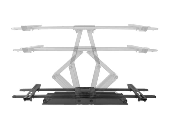 Udstyr tilt/drejeligt tv-vægbeslag - 37 til 203,20 cm (80") - 2,03 m (80") - 200 x 200 mm - 600 x 400 mm - -15 - 5° - Plast - Rustfrit stål - Sort ( 6