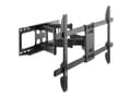 Miniatyrbillede 1 af 7: Udstyr tilt/drejeligt tv-vægbeslag - 37 til 203,20 cm (80") - 2,03 m (80") - 200 x 200 mm - 600 x 400 mm - -15 - 5° - Plast - Rustfrit stål - Sort ( 6