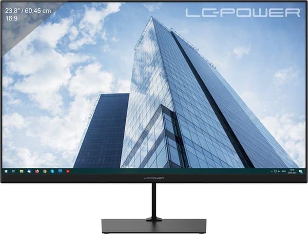 LC-Power LC-M24-FHD-75 Computer monitor 60.5 cm (23.8") 1920 x 1080 pixels Full HD Black (LC-M24-FHD-75) Svart