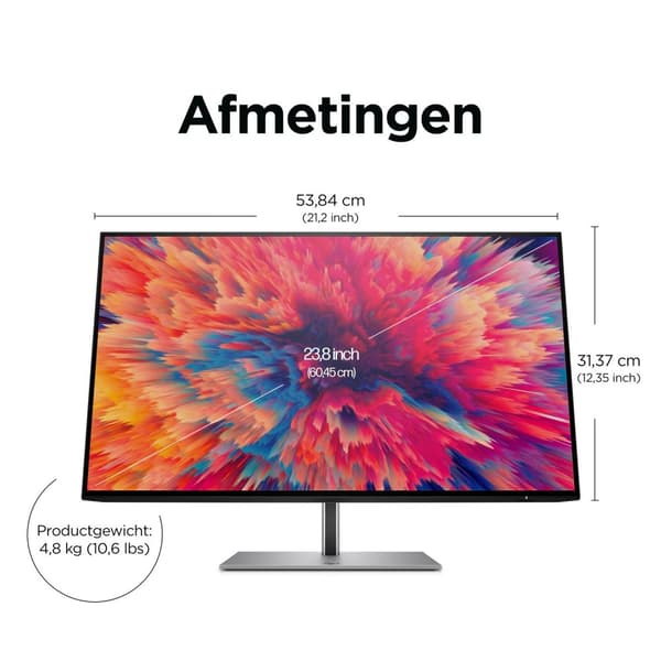 HP Z24Q G3 60,4 cm 23,8 tuuman QHD-NÄYTTÖ USB-A 3,2 DP HDMI (EN) [Energialuokka F] (4Q8N4AA#ABB)