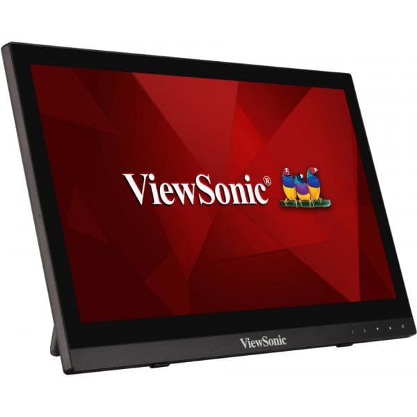ViewSonic TD1630-3 (16") 40,6 cm 10-pisteinen pekskärmsskärm - 1366x768, 16:9, 60Hz, HDMI, VGA, USB, högtalare [Energiklass B] (TD1630-3)