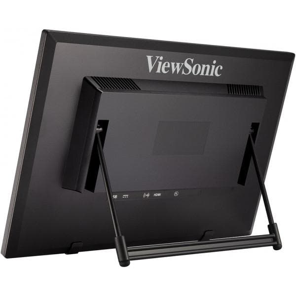 ViewSonic TD1630-3 (16") 40,6 cm 10-pisteinen pekskärmsskärm - 1366x768, 16:9, 60Hz, HDMI, VGA, USB, högtalare [Energiklass B] (TD1630-3)