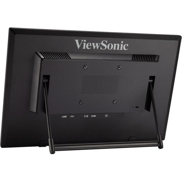 ViewSonic TD1630-3 (16") 40,6 cm 10-pisteinen pekskärmsskärm - 1366x768, 16:9, 60Hz, HDMI, VGA, USB, högtalare [Energiklass B] (TD1630-3)