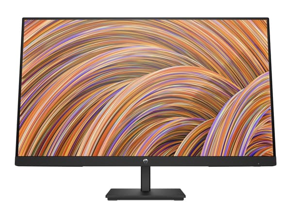 HP v27i - V Series - LED-skärm - 27" - 1920 x 1080 Full HD (1080p) @ 75 Hz - IPS - 250 cd/m² - 1000:1 - 5 ms - HDMI, VGA, DisplayPort - med HP 2 year