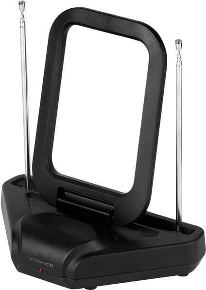 Vivanco TVA 3030 Active DVB-T/T2 Omnidirektional antenne indendørs sort (38883)