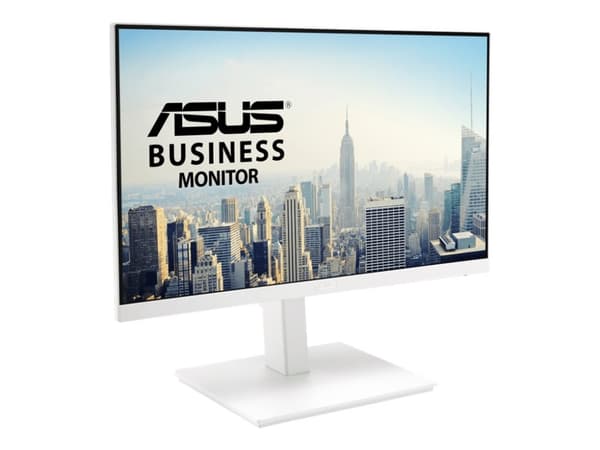 ASUS VA24EQSB-W - LED-skjerm - 24" (23.8" synlig) - 1920 x 1080 Full HD (1080p) @ 75 Hz - IPS - 300 cd/m² - 1000:1 - 5 ms - HDMI, VGA, DisplayPort -