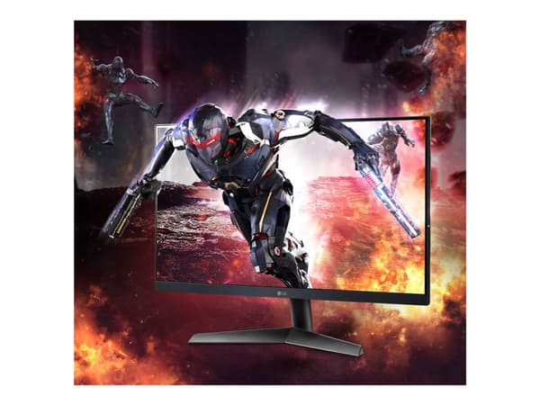 LG UltraGear 27GN60R-B - LED-skärm - spel - 27" - 1920 x 1080 Full HD (1080p) @ 144 Hz - IPS - 350 cd/m² - 1000:1 - HDR10 - 1 ms - HDMI, DisplayPort Svart