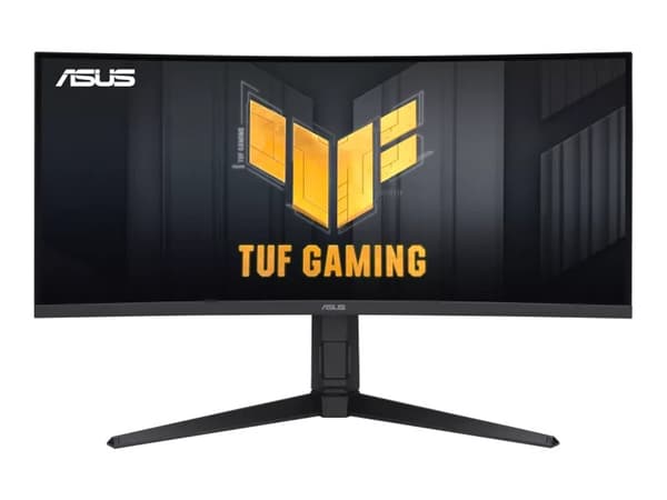 ASUS TUF Gaming VG34VQEL1A - LED-skjerm - gaming - kurvet - 34" - 3440 x 1440 UWQHD @ 100 Hz - VA - 300 cd/m² - 3000:1 - HDR10 - 1 ms - 2xHDMI, Displ