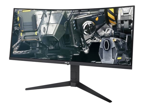 ASUS TUF Gaming VG34VQEL1A - LED-skjerm - gaming - kurvet - 34" - 3440 x 1440 UWQHD @ 100 Hz - VA - 300 cd/m² - 3000:1 - HDR10 - 1 ms - 2xHDMI, Displ