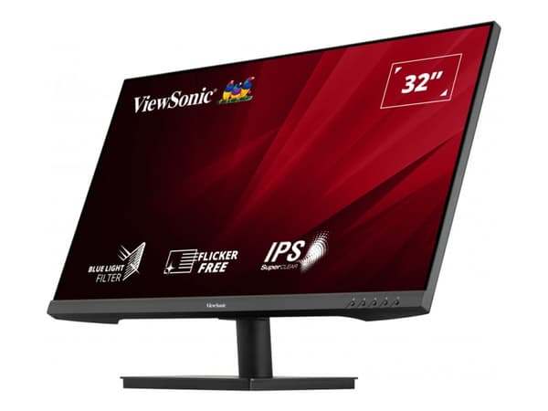 ViewSonic VA3209-MH - LED-skärm - 32" (31.5" visbar) - 1920 x 1080 Full HD (1080p) @ 75 Hz - IPS - 250 cd/m² - 1200:1 - 4 ms - HDMI, VGA - högtalare Svart